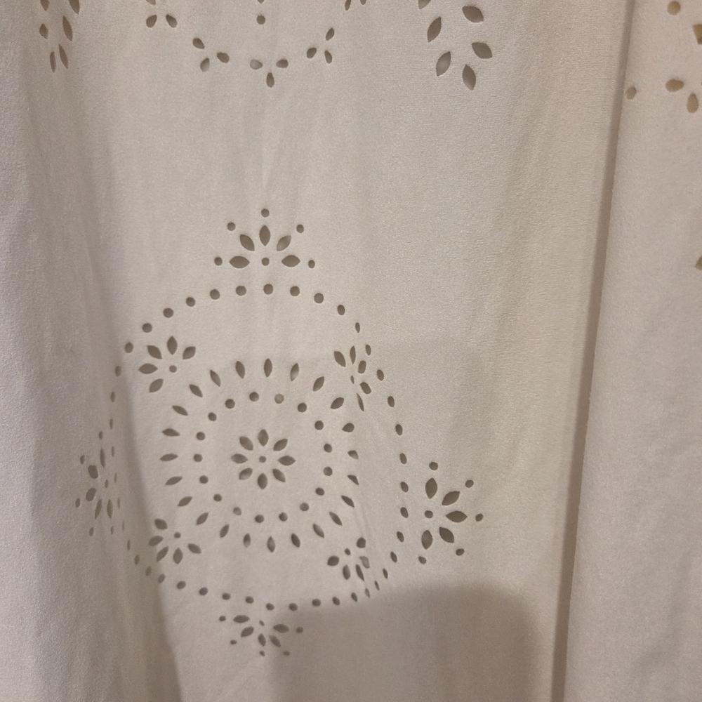 Cato Cream Cover Up with Cutout Details - Picture 3 of 5
